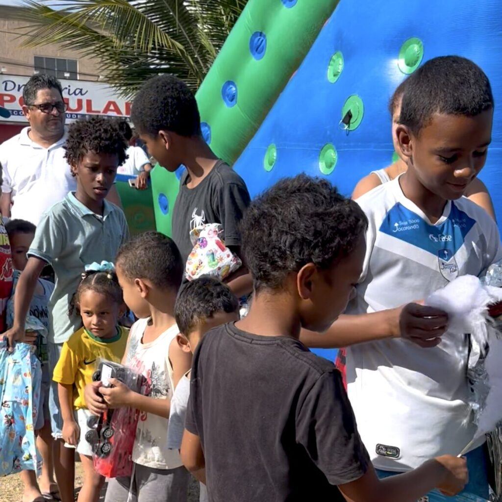 DSTech celebra o Dia das Crianças com alegria, solidariedade e muita diversão no bairro Colina Verde