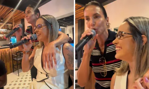 Ivete Sangalo surpreende clientes e canta de surpresa em restaurante de Salvador