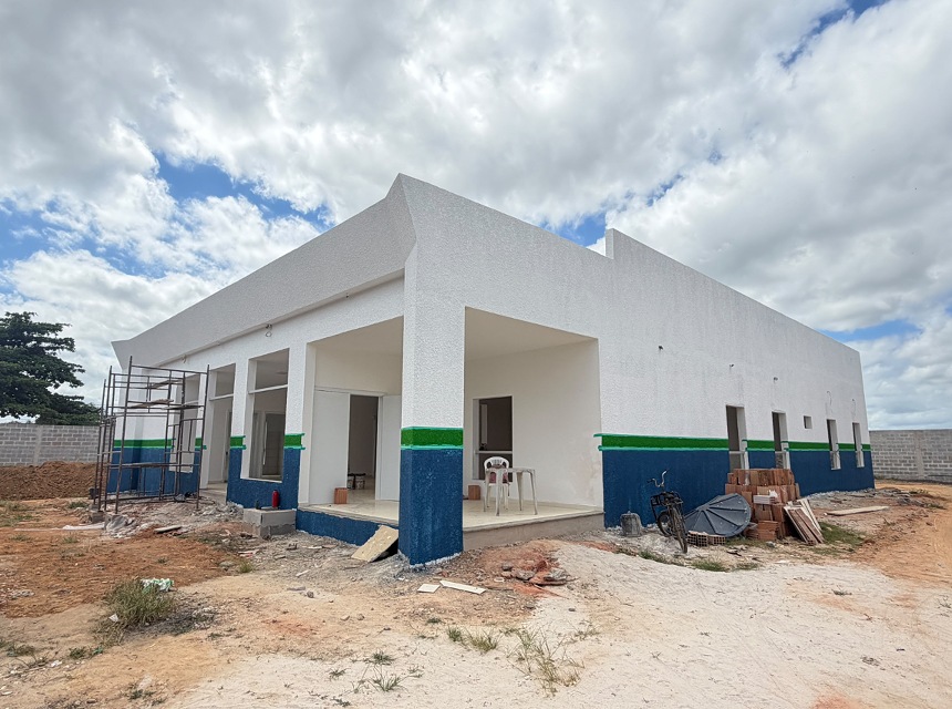 Obra da nova UBS do Campo do Peladão chega a 90% de conclusão e vai ampliar atendimento à saúde em Itabela